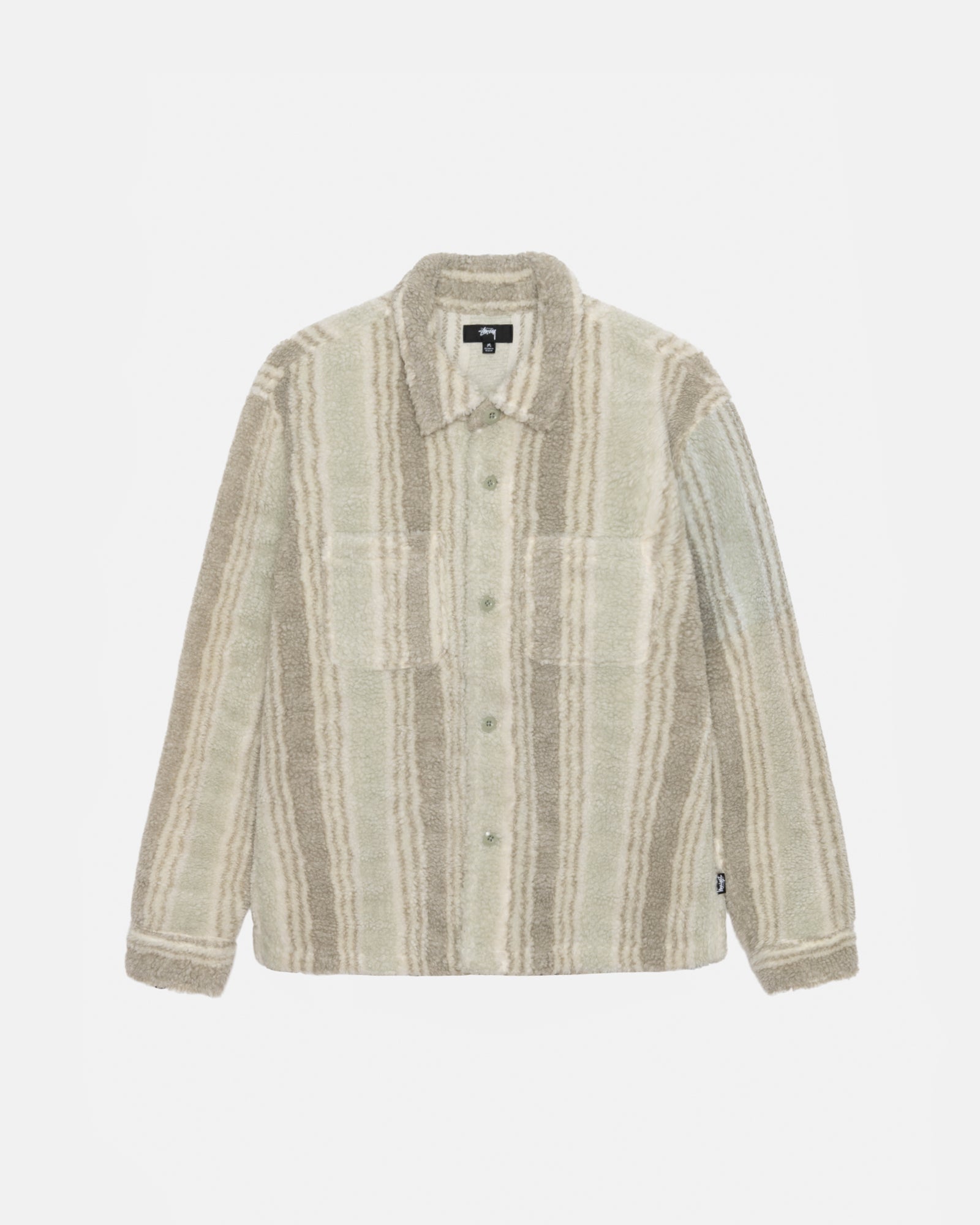 STRIPED SHERPA SHIRT